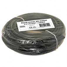 ROND SNOER ZWART 3 X 1,5 MM² ((20 METER)
