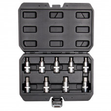 INBUSDOPSET 9 DLG, 55MM, 1/2 AANSLUITING S2 STAAL, TUV M+T