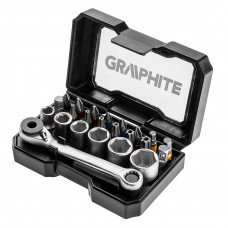 BITSET 24 DELIG ECHT S2 STAAL, COMPACTE-STERKE CLICK BOX, ZYKLOP DOPPEN, PRO RATEL