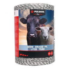 PULSARA SCHRIKDRAAD PRO 1000 M, WIT PULSARA SCHRIKDRAAD PRO 1000 M, WIT