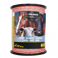 PULSARA SCHRIKKOORD PRO PLUS 6 MM, 400 M, WIT PULSARA SCHRIKKOORD PRO PLUS 6 MM, 400 M, WIT