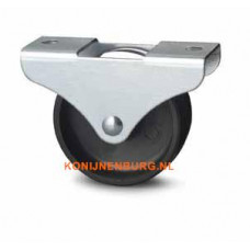 BOKWIEL Ø50X19MM, LAST 60KG, GLIJDLAGER, BOUWHOOGTE 51MM