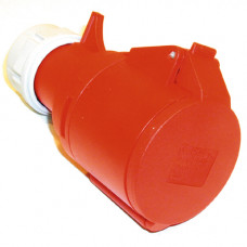 CEE CONTRASTEKKER 32A 4-POLIG ROOD CEE CONTRASTEKKER 32A 4-POLIG ROOD