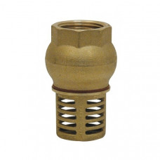 ZUIGKORF MESSING BOL 1" ZONDER TULE