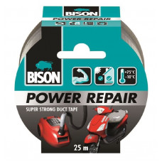 BISON POWER REP. TAPE GRIJ.25M