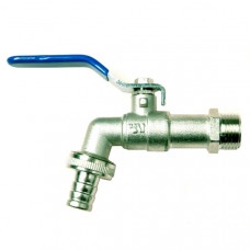 KOGELKRAAN -AFTAP-WATERKRAAN 1/2" X 12MM BUITENDRAAD