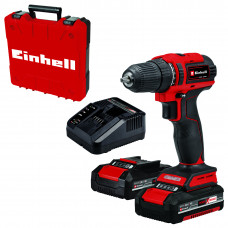 EINHELL TE-CD 18/40 LI BL KIT 2.0 AH ACCU BOOR-/SCHROEFMACHINE - 2 ACCU'S - POWER X-CHANGE EINHELL TE-CD 18/40 LI BL KIT 2.0 AH ACCU BOOR-/SCHROEFMACHINE - 2 ACCU'S - POWER X-CHANGE