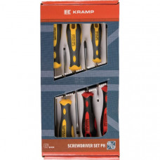 SCHROEVENDRAAIERSET SLEUFKOP/PHILLIPS 6-DELIG