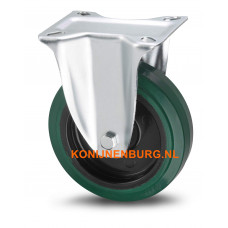 BOKWIEL Ø160X50MM, LAST 300KG, KOGELLAGER, BOUWHOOGTE 190MM