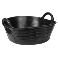 RUBBER VOERBAK, ZWART 20L